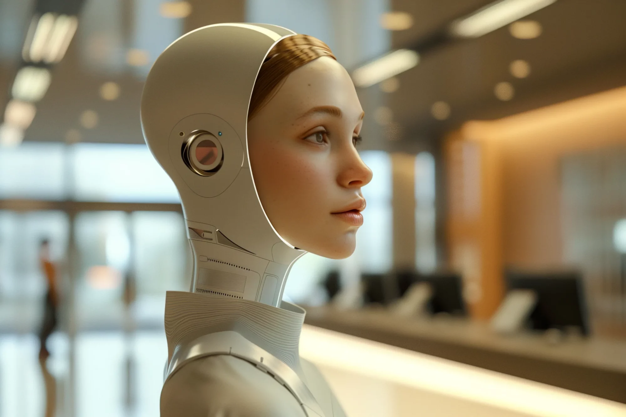 Une femme humanoïde robot © innovated4
