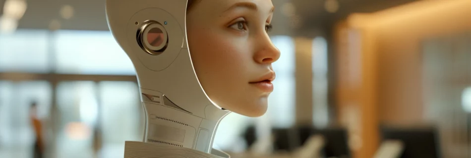 Une femme humanoïde robot © innovated4